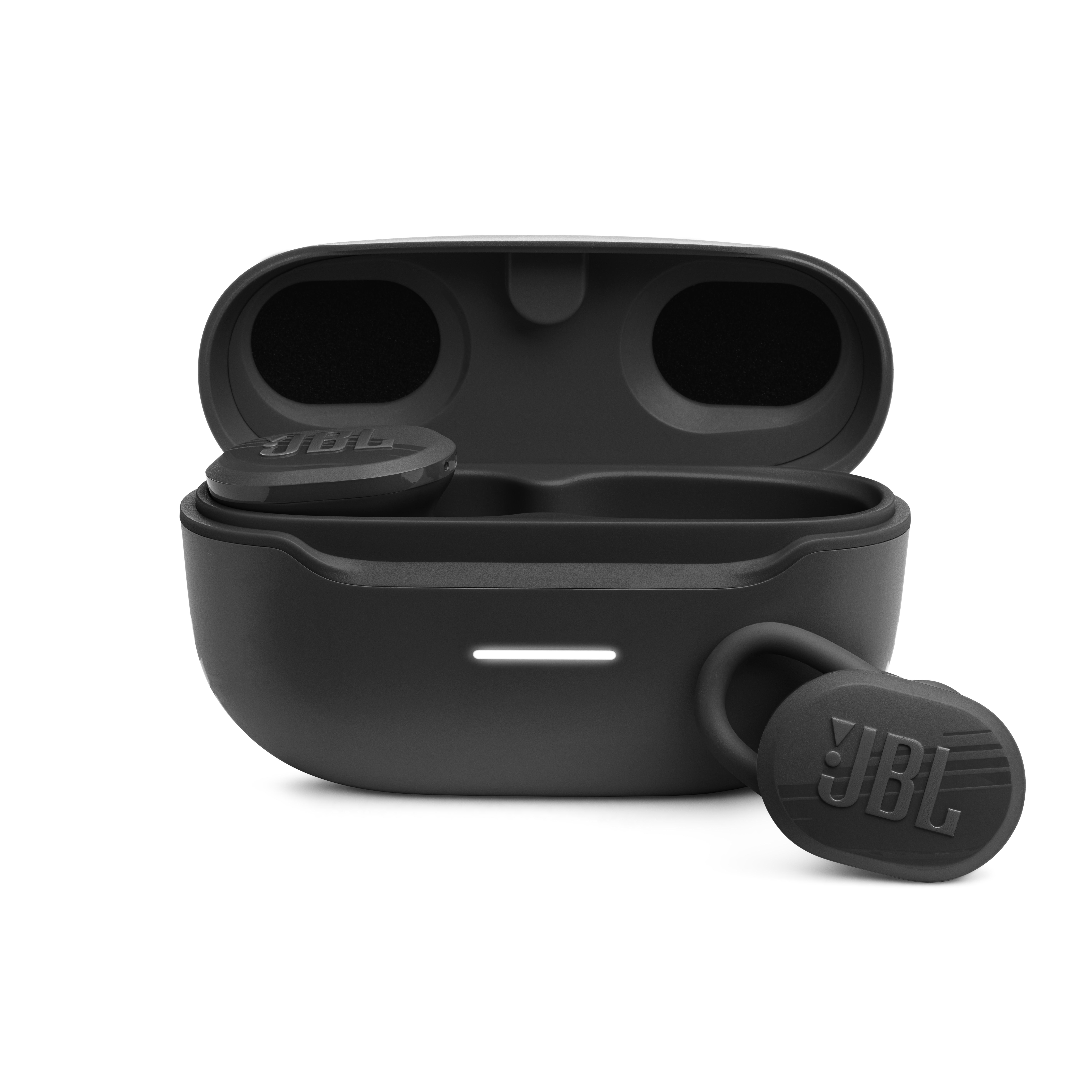 JBL In-Ear Kopfhörer Endurance Race TWS schwarz (Bluetooth, Wasserdicht, kabellose, aktive Sport-Ohrhörer)