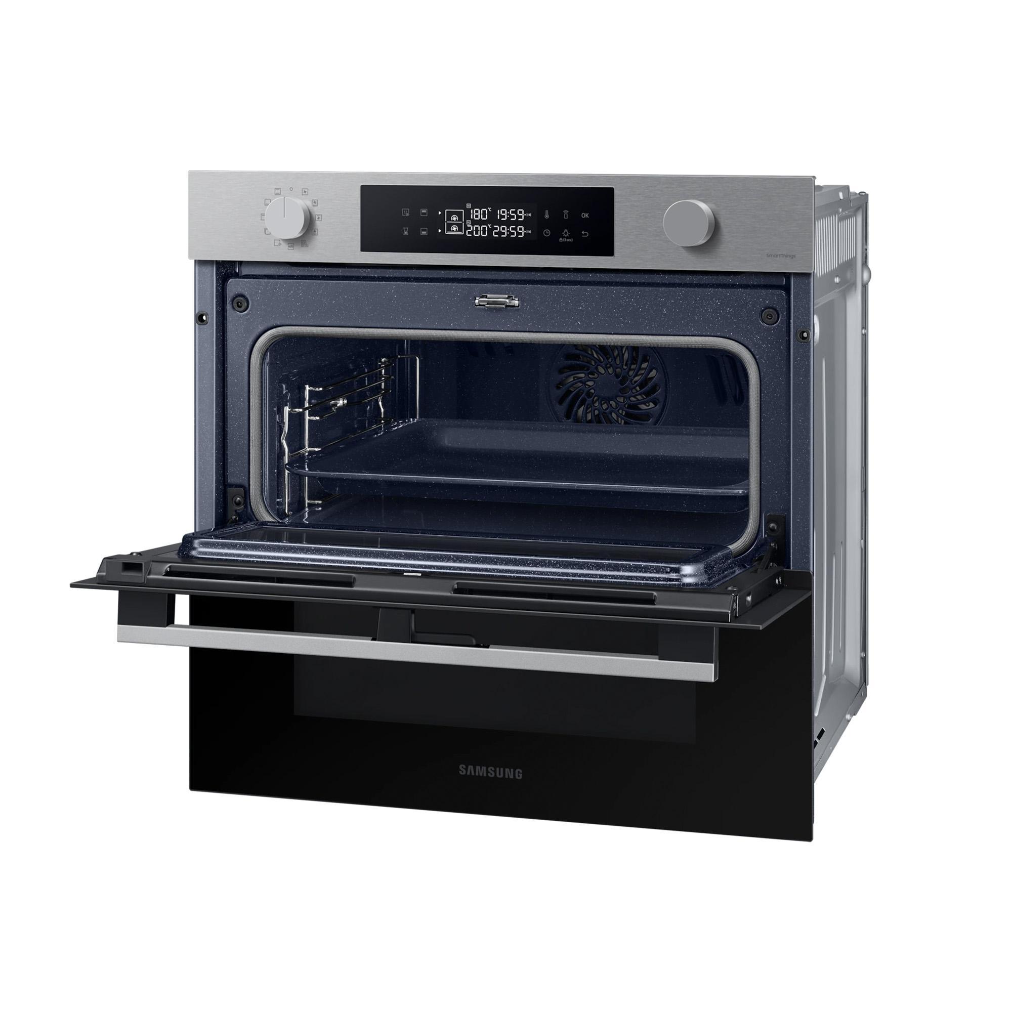 Samsung Serie 4 NV7B4550VAK/U1 Einbaubackofen  9 Heizarten, Heißluft, Natural Steam, Pyrolyse, Dampfreinigung, 40 Automatikprogramme,  A+