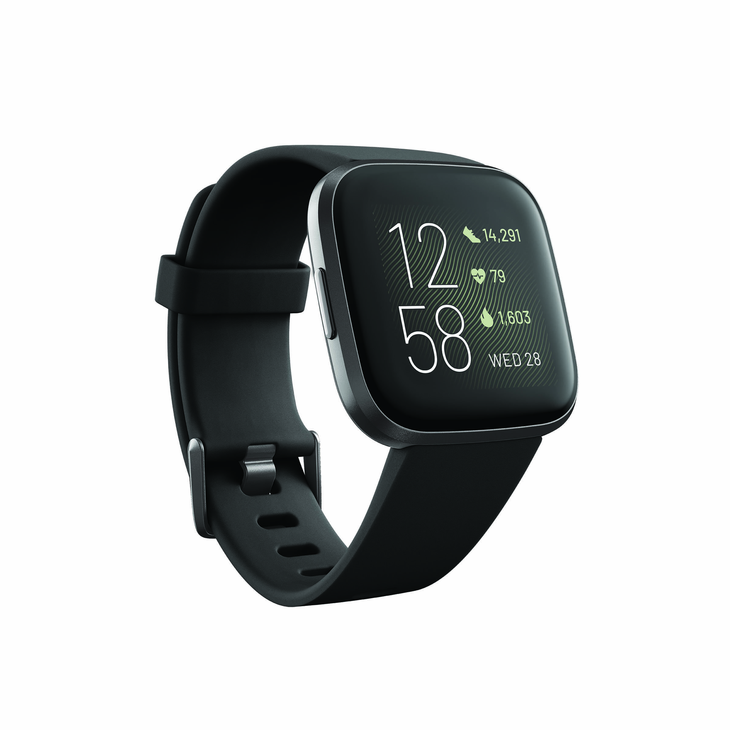 Fitbit Versa 2 schwarz Smartwatch 