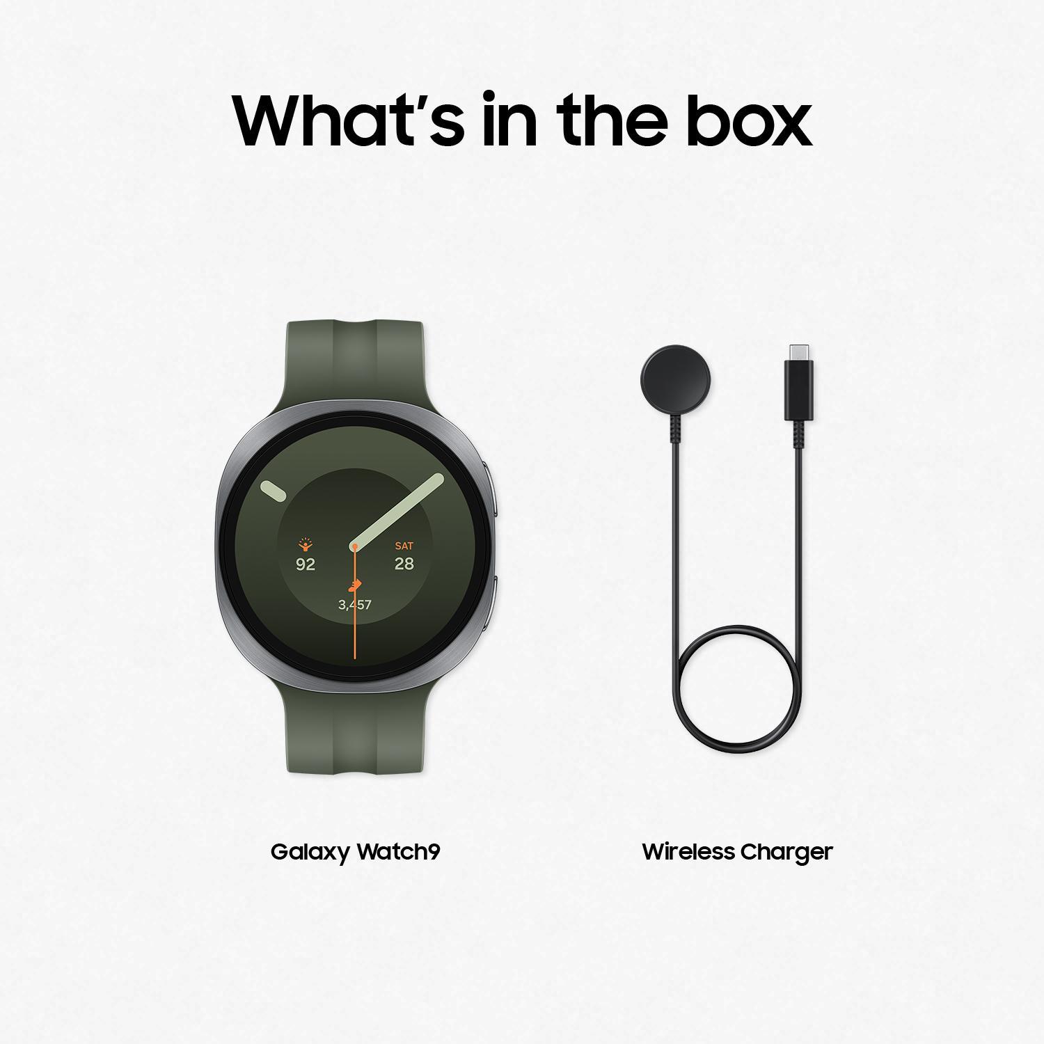 Samsung Galaxy Watch9 44mm Bluetooth Silver (Herzfrequenzmessung, Schrittzähler)