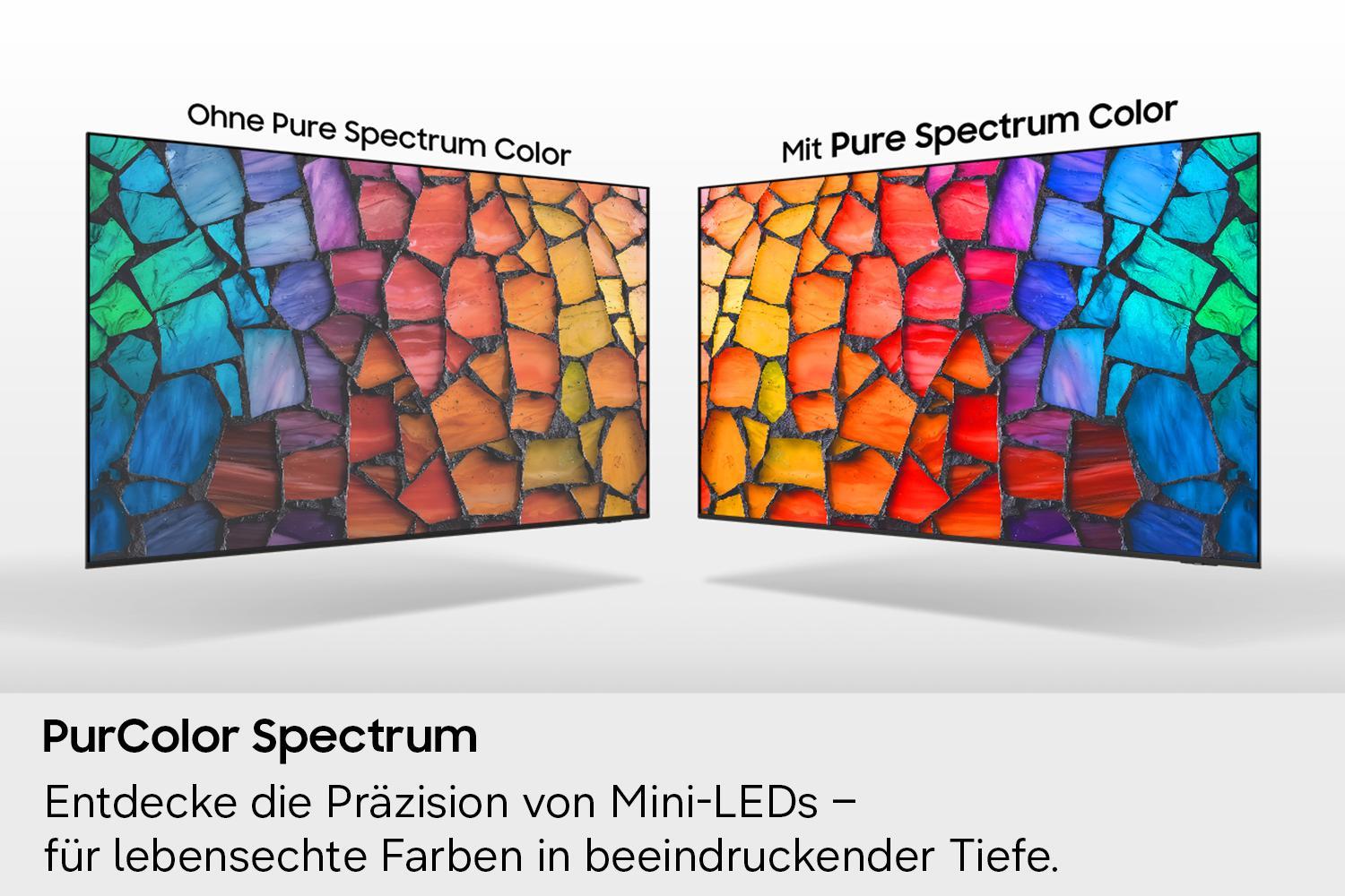 Samsung GU75M71HAUXZG Mini LED TV (75 Zoll (189 cm), 4K UHD, HDR, Smart TV