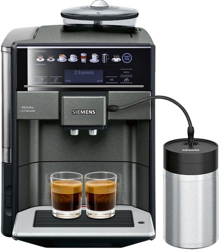 Siemens EQ6 plus TE657F09DE Kaffeevollautomat schwarz