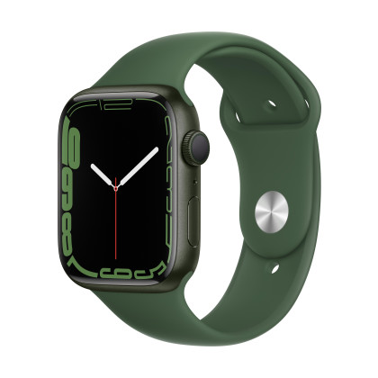  Apple Watch Series 7 GPS, 45mm Aluminiumgehäuse, mit Sportarmband, Grün 