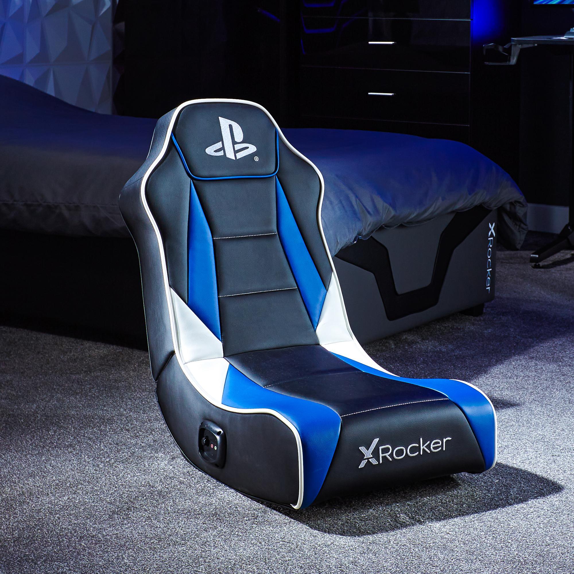 X Rocker Sony Playstation 5 Geist 2.0 Floor Rocker, Kinder Gaming Sessel mit 2.0 Soundsystem