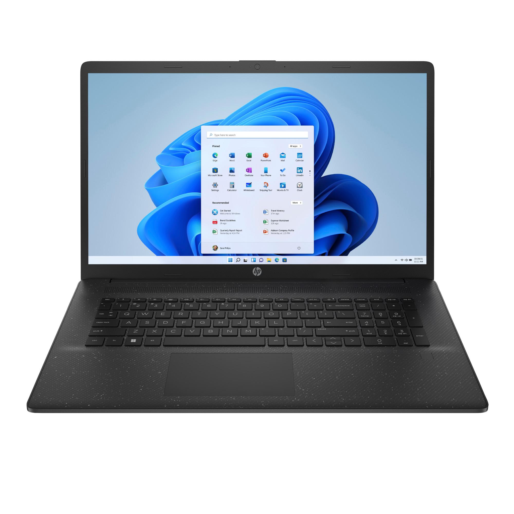 HP 17-cp2260ng, Schwarz, 17,3 Zoll, Full HD, IPS, AMD Ryzen 5 7520U, 8 GB, 512 GB, AMD Radeon Notebook
