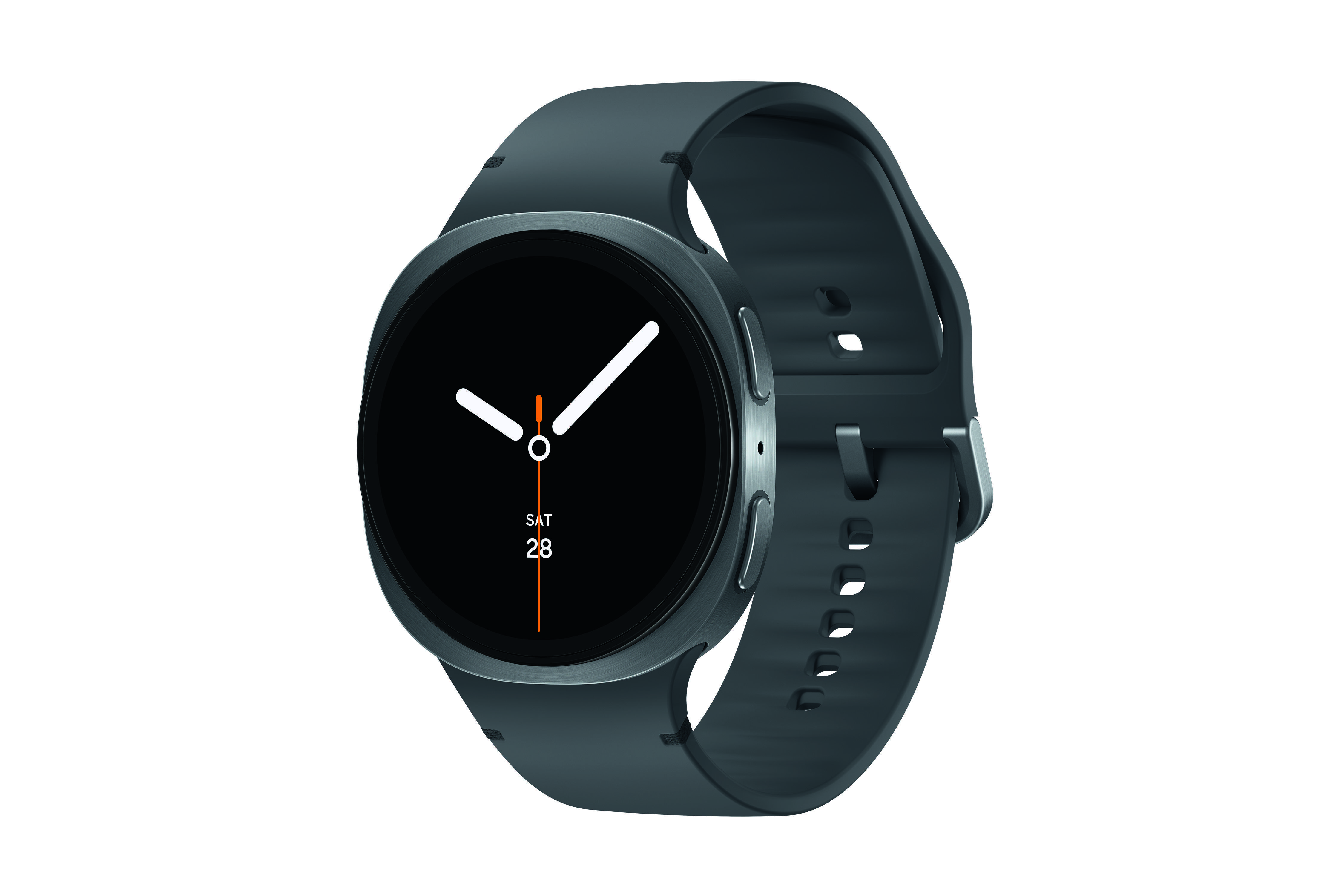 Samsung Galaxy Watch8, 40mm, Bluetooth, Graphite - DE Smartwatch (Herzfrequenzmessung, Schrittzähler)