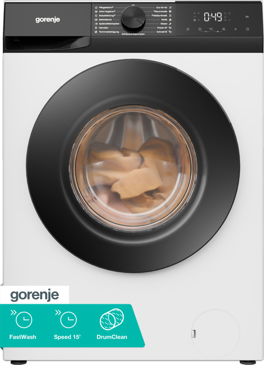 GORENJE W52G2PS74AP2 Waschmaschine (Frontlader, freistehend, 7 kg, A, 1400 U/Min)