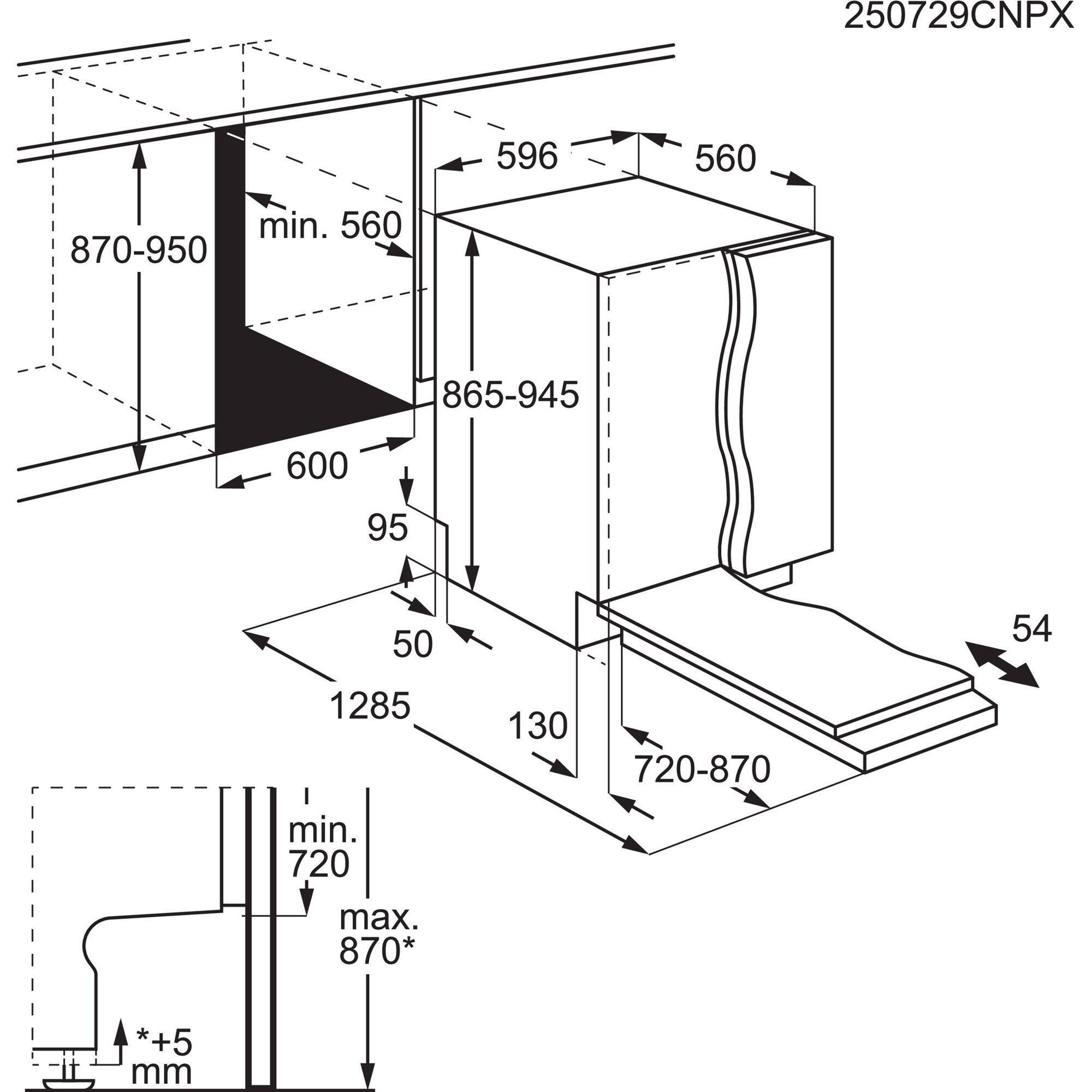 AEG GI9700X4PF Einbau-Geschirrspüler vollintegriert 60 cm