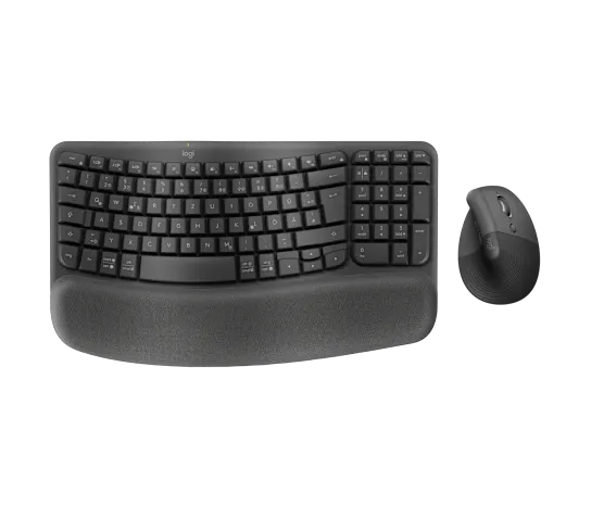Logitech Wave keys and Lift combo, Grafit